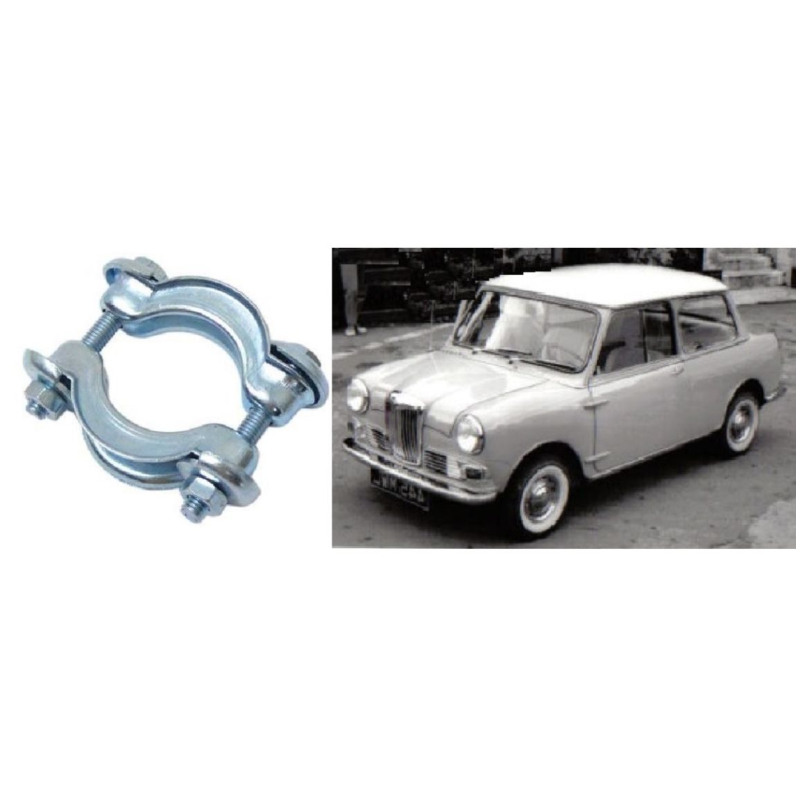 FRONT MANIFOLD / EXHAUST DOWNPIPE CLAMP (Riley Elf) (1961- 69) 